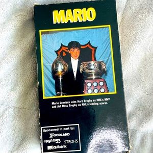 Mint Condition Vintage 1989 Pittsburgh Penguins Mario Lemieux’s VHS